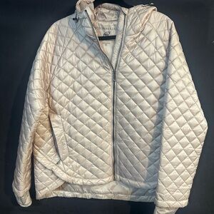 BCBGMAXAZRIA Women's Quilted Blush Pink Jacket